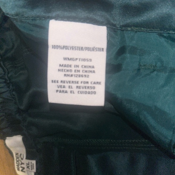 MADDEN NYC SATIN GREEN OUTFIT XL - Picture 5 of 9